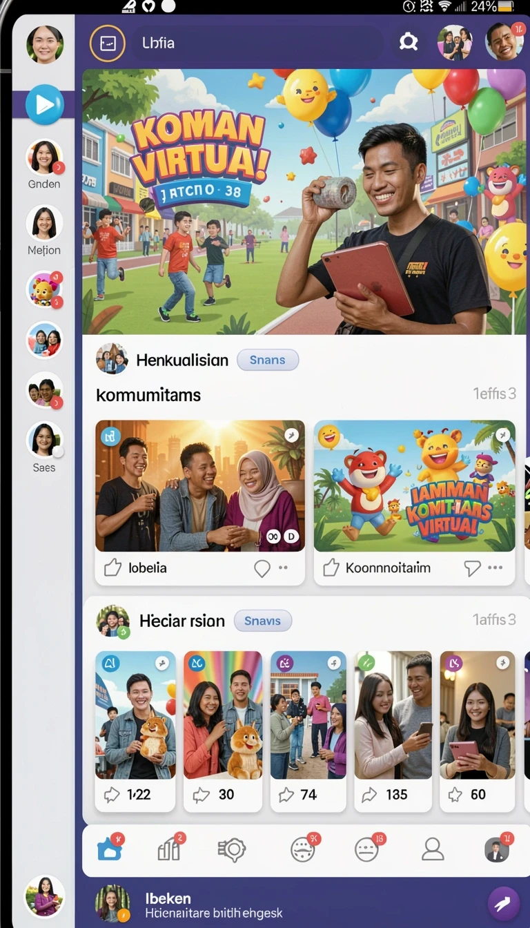 Tampilan utama aplikasi ajaib88 APK: Fitur, Ukuran, dan Link Download yang intuitif dan efisien.