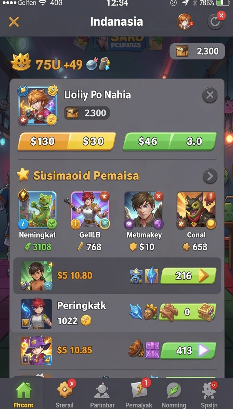 Tampilan utama aplikasi Download Aplikasi ratu10 Terbaru untuk HP Android yang intuitif dan efisien.