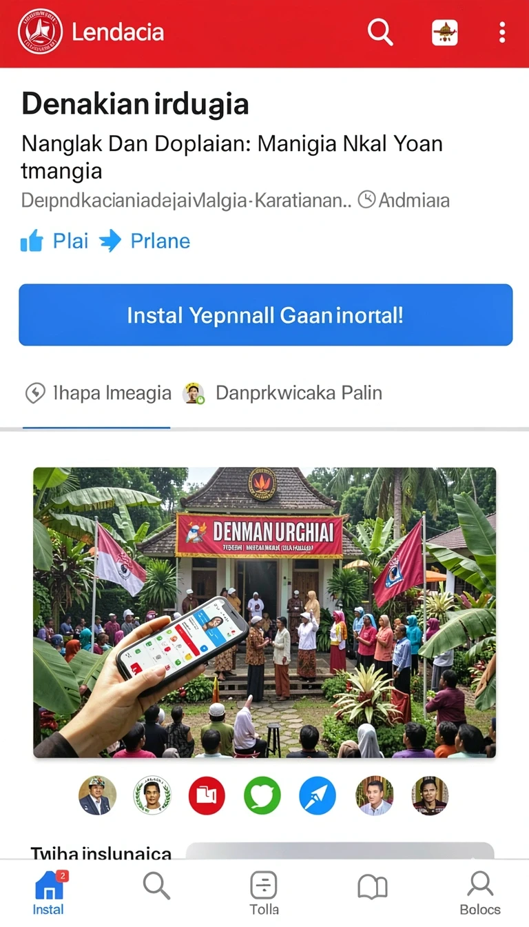 Tampilan utama aplikasi Download Aplikasi agen777 Terbaru untuk HP Android yang intuitif dan efisien.