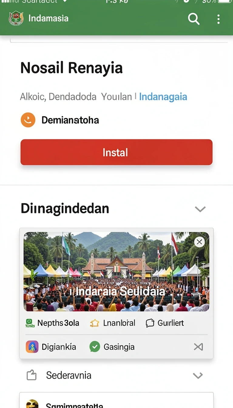 Tampilan utama aplikasi Download Aplikasi asia77 Terbaru untuk HP Android yang intuitif dan efisien.