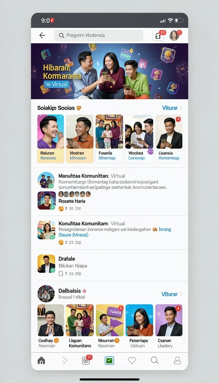 Tampilan utama aplikasi Download merdekawin APK Original untuk Android yang intuitif dan efisien.
